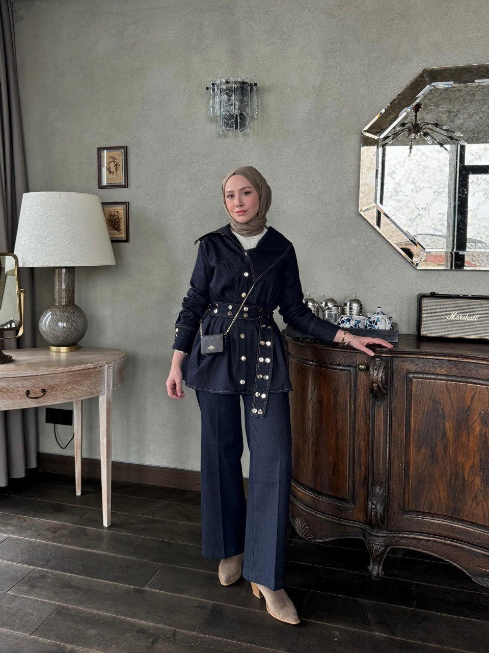 Zayan Denim Set