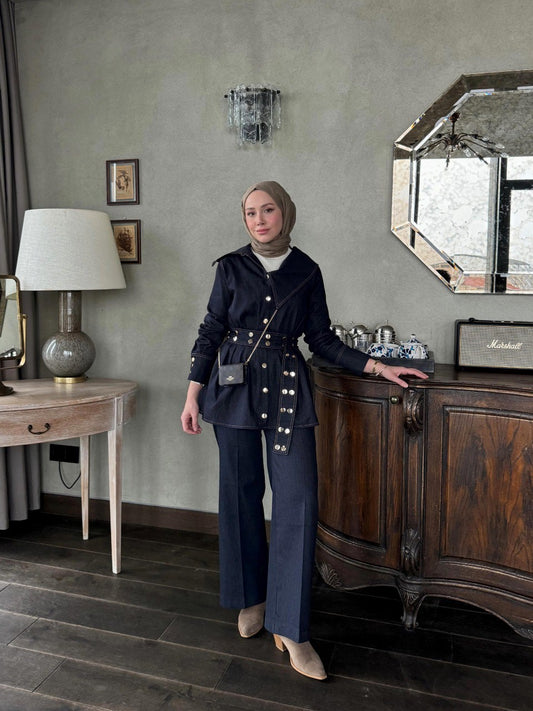 Zayan Denim Set